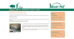 Desktop Screenshot of neuer-hof.com